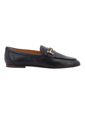 Skórzany Loafer z Detalem T-Ring Tod's