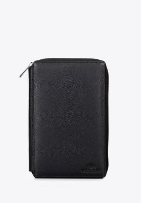 Skórzany organizer na dokumenty czarny Wittchen