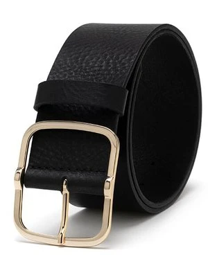 Skórzany pasek damski ze złotą klamrą 98P09 Olsen