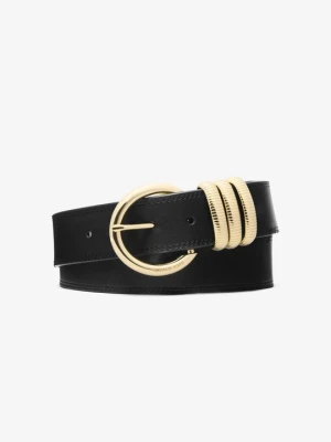 Skórzany pasek Michael Kors brązowy