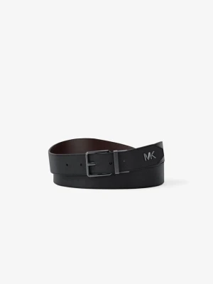 Skórzany pasek Michael Kors CZARNY (Czarny)
