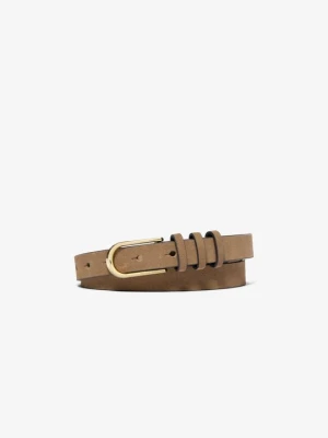 Skórzany pasek Michael Kors ŁUPINA (Naturalny)