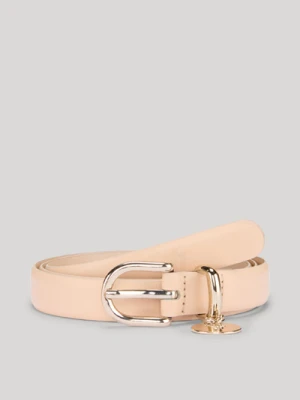 Skórzany pasek w kolorze cielistym Joop