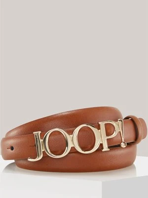 Skórzany pasek w kolorze koniakowym Joop