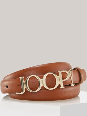 Skórzany pasek w kolorze koniakowym Joop