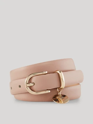 Skórzany pasek w kolorze rosé Joop