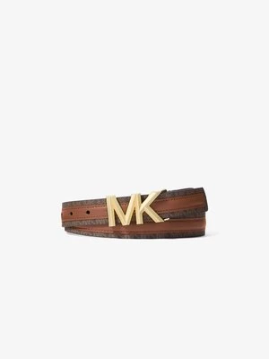 Skórzany pasek z charakterystycznym logo MICHAEL Michael Kors