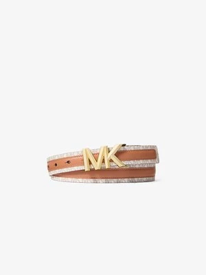 Skórzany pasek z charakterystycznym logo MICHAEL Michael Kors
