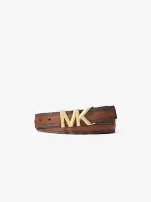 Skórzany pasek z charakterystycznym logo MICHAEL Michael Kors