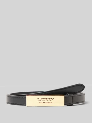 Skórzany pasek z klamrą na pin Lauren Ralph Lauren
