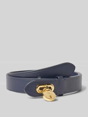 Skórzany pasek z klamrą na pin Lauren Ralph Lauren