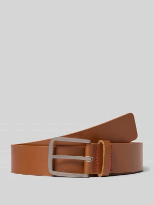 Skórzany pasek z klamrą szpilkową HUGO