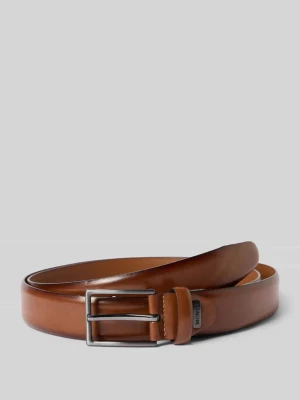 Skórzany pasek z metalową sprzączką Monti