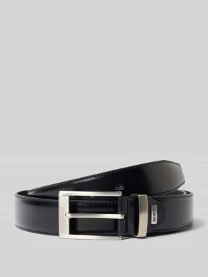 Skórzany pasek z metalową sprzączką Monti