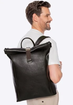 Skórzany plecak męski z miejscem na laptopa 16" brązowy Wittchen