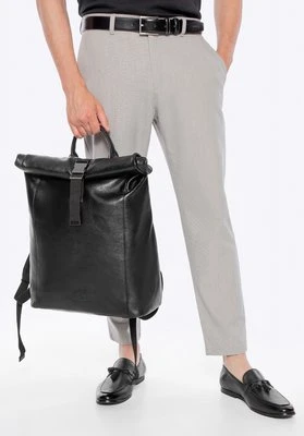 Skórzany plecak męski z miejscem na laptopa 16" czarny Wittchen