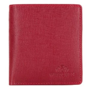 Skórzany portfel damski czerwony Wittchen