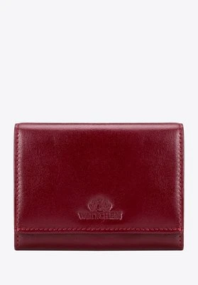 Skórzany portfel damski poziomy czerwony Wittchen