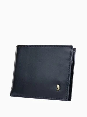 Skórzany portfel męski z zabezpieczeniem RFID Puccini