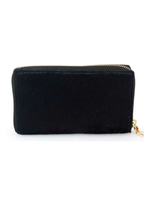 Mila Blu Skórzany portfel "Tiglio" w kolorze czarnym - 17 x 10 x 2 cm rozmiar: onesize