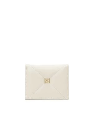 Skórzany portfel w kolorze złamanej bieli Kazar