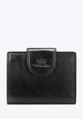 Skórzany portfel z ochroną RFID czarny Wittchen