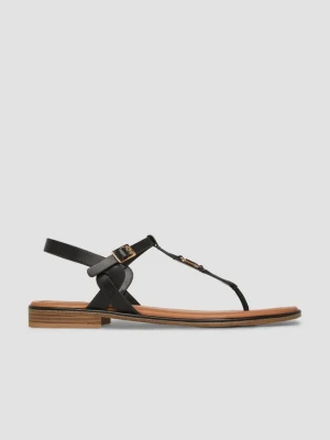 Skórzany separator palców s.Oliver czarny
