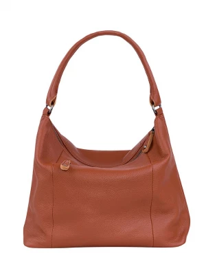 FREDs BRUDER Skórzany shopper bag "Dignity" w kolorze jasnobrązowym - 41 x 30 x 14 cm rozmiar: onesize