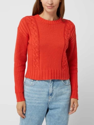 Skrócony sweter z obniżonymi ramionami Esprit