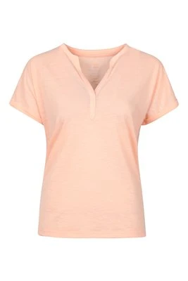 Skye Slub - t-shirt damski - Light Pink Mountain Warehouse