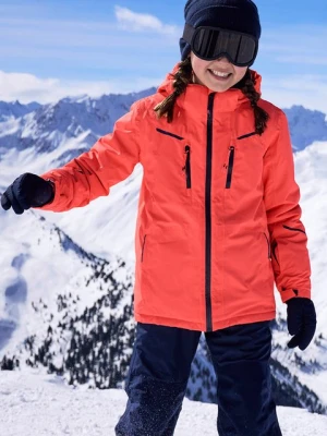 Slalom — dziecięca wodoodporna kurtka narciarska Extreme - Pink Mountain Warehouse