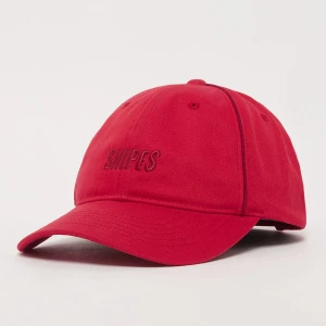 SNIPES Slanted Logo Contrast Piping Baseball Cap uniseks Czapki czerwony rozmiar Akcesoria