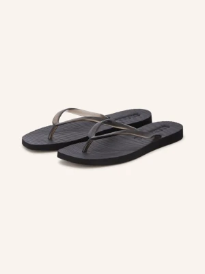 Sleepers Klapki Tapered schwarz CZARNY