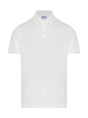 Slim Fit Bawełniany Polo Shirt Fedeli