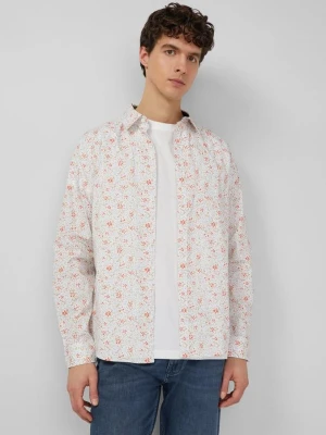 Slim fit: koszula z długim rękawem, nadrukiem na całej powierzchni i kołnierzykiem Kent s.Oliver