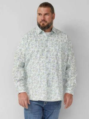 Slim fit: koszula z długim rękawem, nadrukiem na całej powierzchni i kołnierzykiem Kent s.Oliver