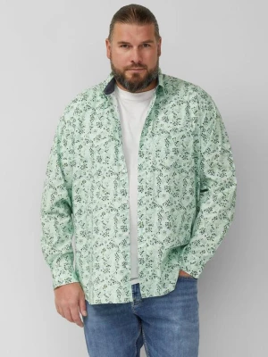 Slim fit: koszula z długim rękawem, nadrukiem na całej powierzchni i kołnierzykiem Kent s.Oliver