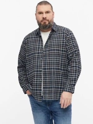 Slim Fit: Miękka koszula w kratkę z elastycznej bawełny s.Oliver