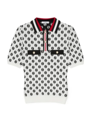 Slim-fit Polo Shirt z dzianiny dżersejowej Motivi