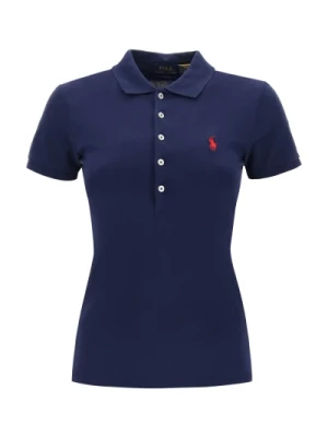 Slim Fit Polo Shirt z Pięcioma Guzikami Polo Ralph Lauren