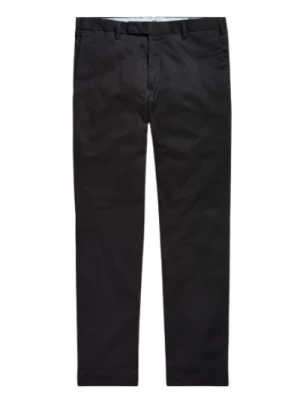 Slim Fit Spodnie Chino Hudson Czarne Polo Ralph Lauren