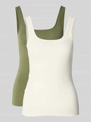 Slim Fit Tank Top z mieszanki bawełny w 2-paku HUGO