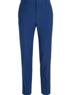 Slim Fit Wool Blend Trousers Calvin Klein