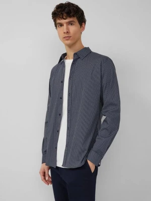 Slim fit: wzorzysta koszula z kołnierzykiem Kent s.Oliver