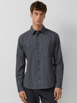 Slim fit: wzorzysta koszula z kołnierzykiem Kent s.Oliver czarny
