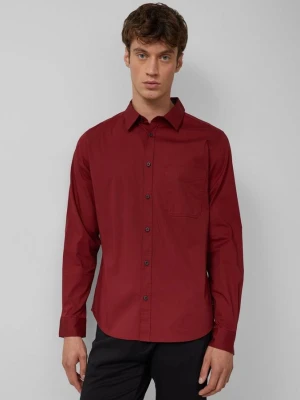 Slim fit: wzorzysta koszula z kołnierzykiem Kent s.Oliver czerwony