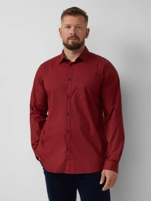 Slim fit: wzorzysta koszula z kołnierzykiem Kent s.Oliver czerwony