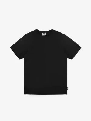 Slim t-shirt męski bawełniany czarny Prosto