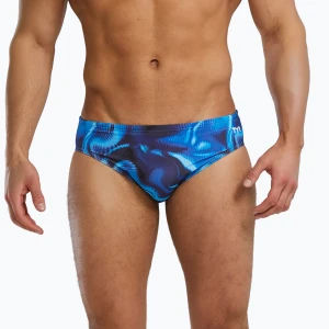 Slipy do pływania męskie TYR Durafast Elite Waveform Brief blue