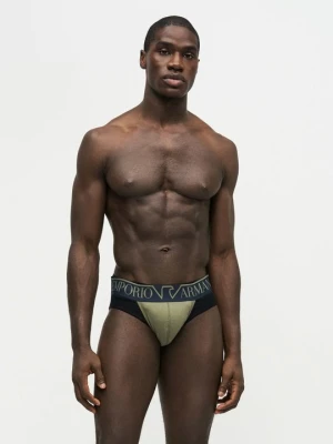 Slipy jockstrap Emporio Armani oliwkowy